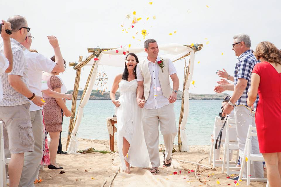 Beach wedding, Cyprus