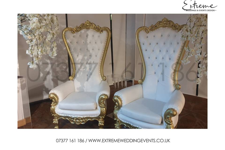 Pour La Manoir wedding chairs