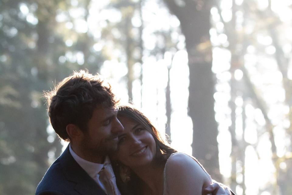 The happy couple