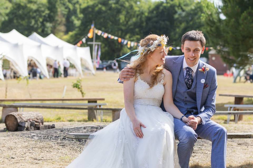 Tents and tying the knot