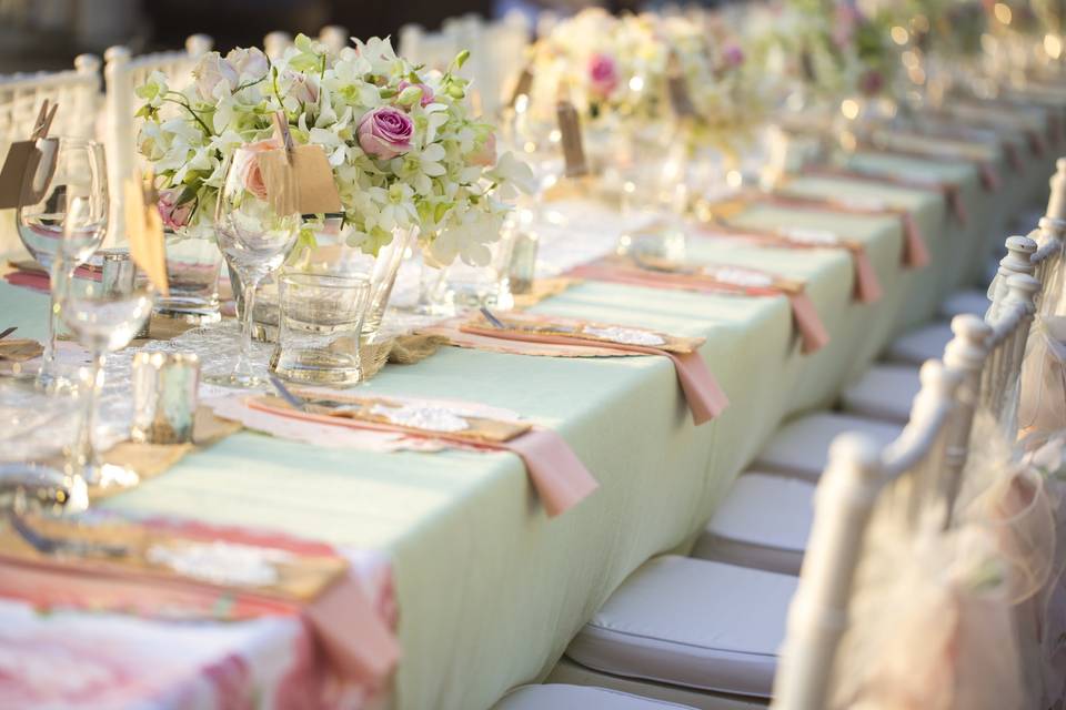 Pastel Tablescape