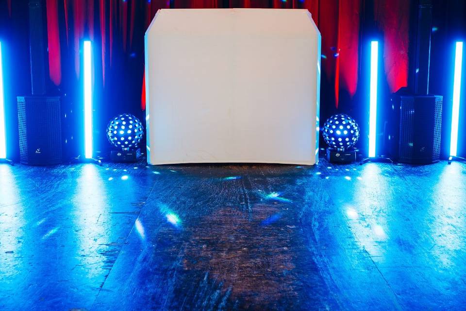 Blue red setup