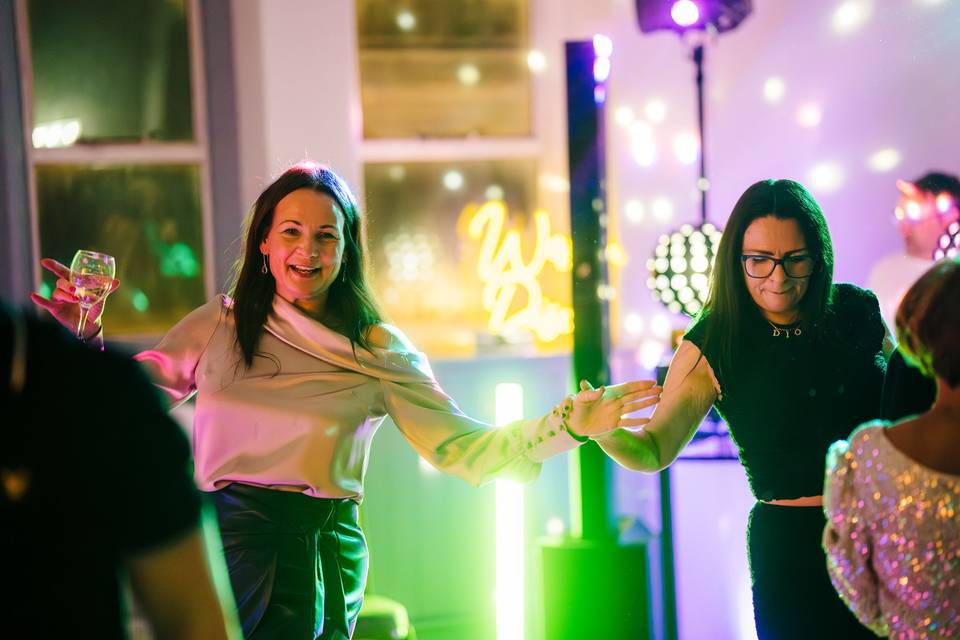 People having a party
