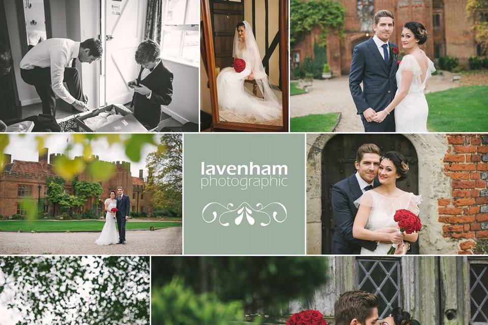 Collage of Leez Priory Wedding Photography