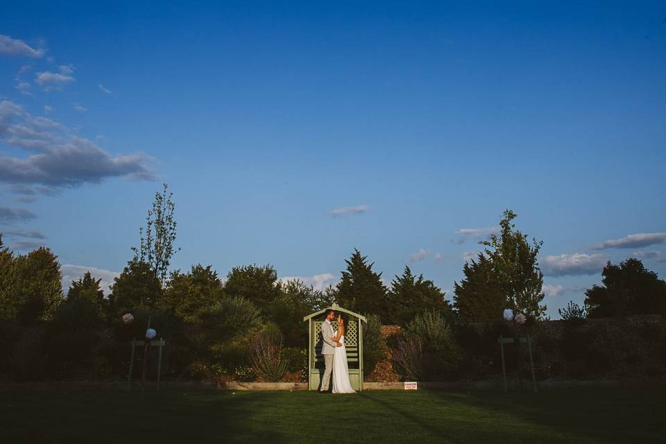 Beautiful wedding portrait