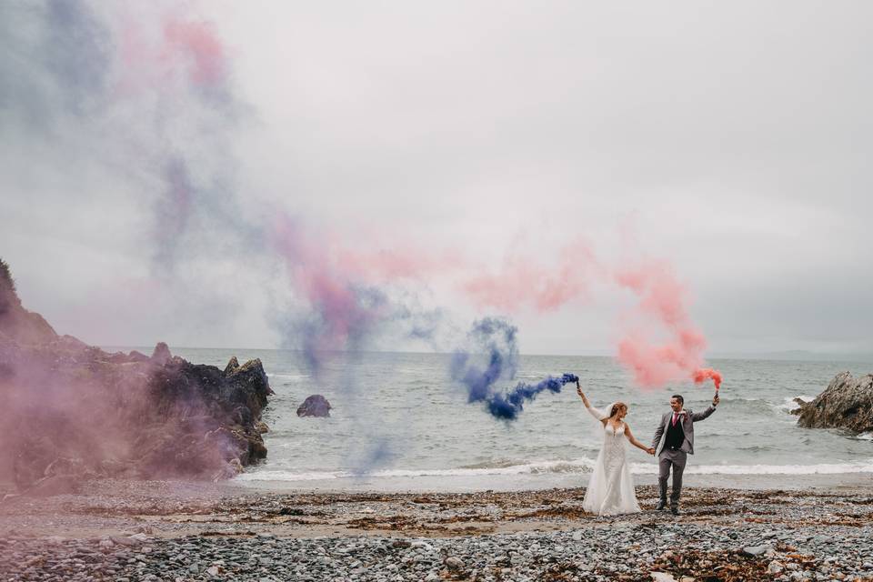 Smoke bombs!