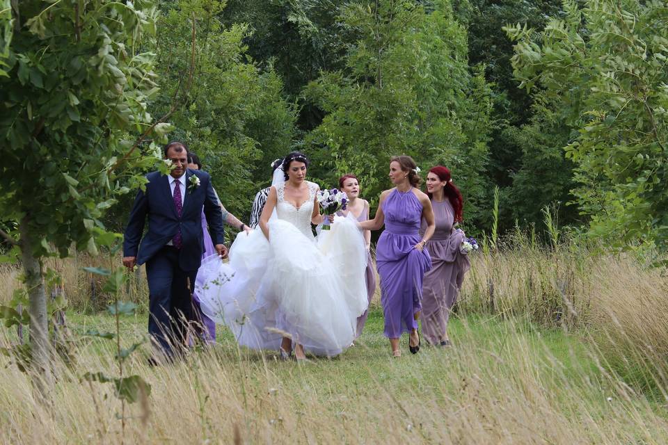 The willow walkway aisle