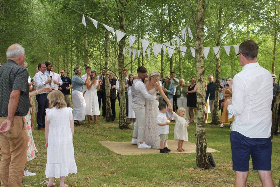 1st dance in the woodland