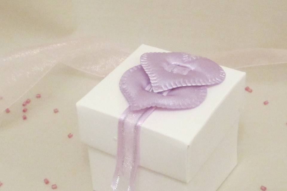 Handmade wedding favour box