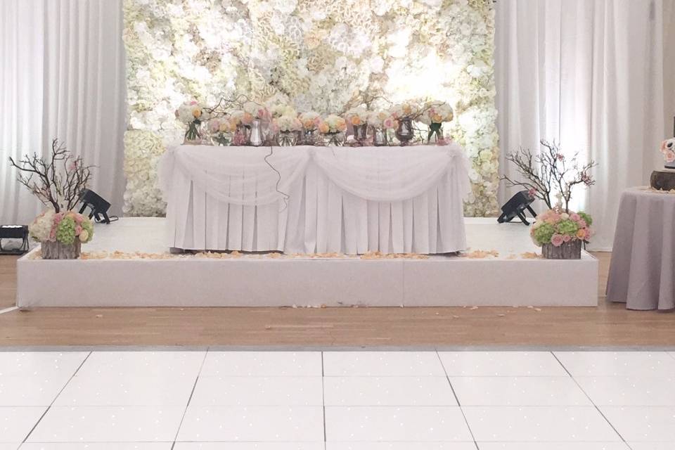 Flower wall decor
