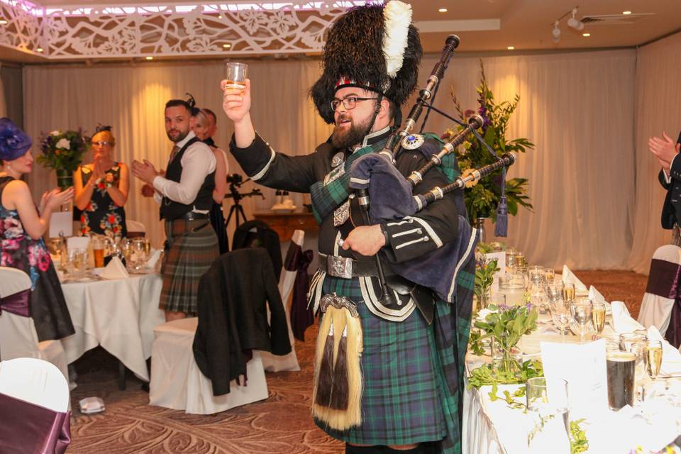 Traditional Scottish Piper