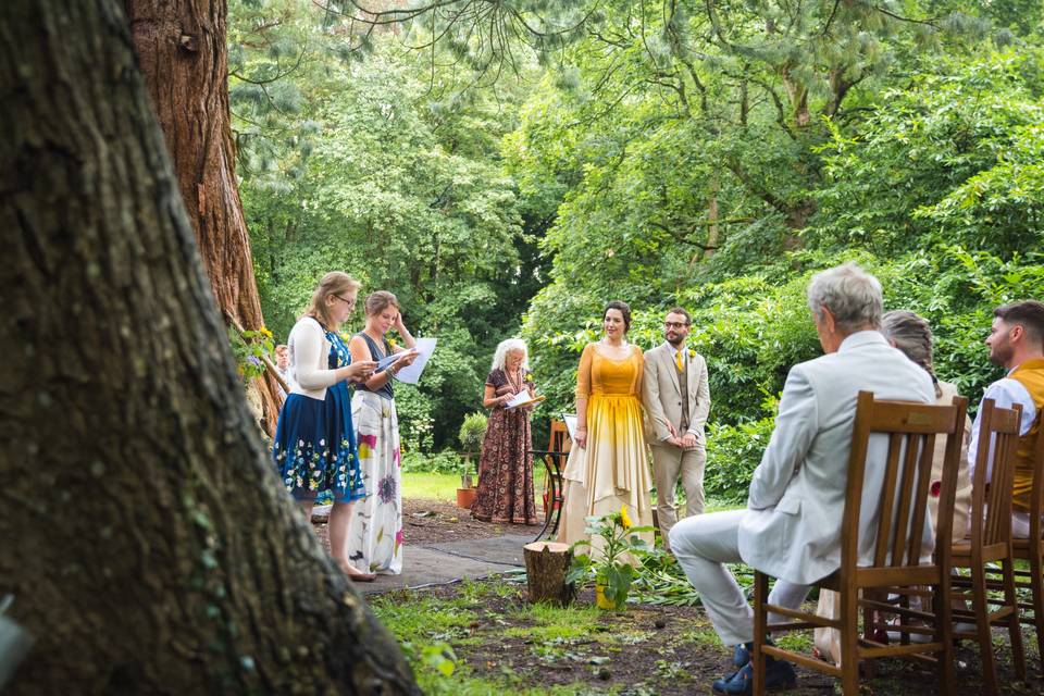 Woodland wedding