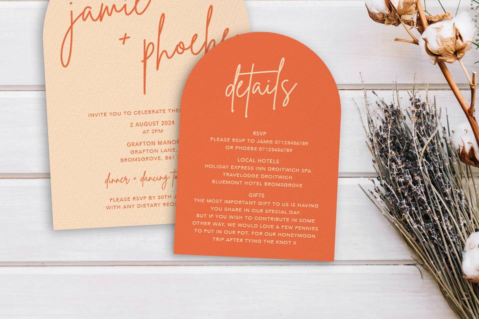 Simply peachy - arched