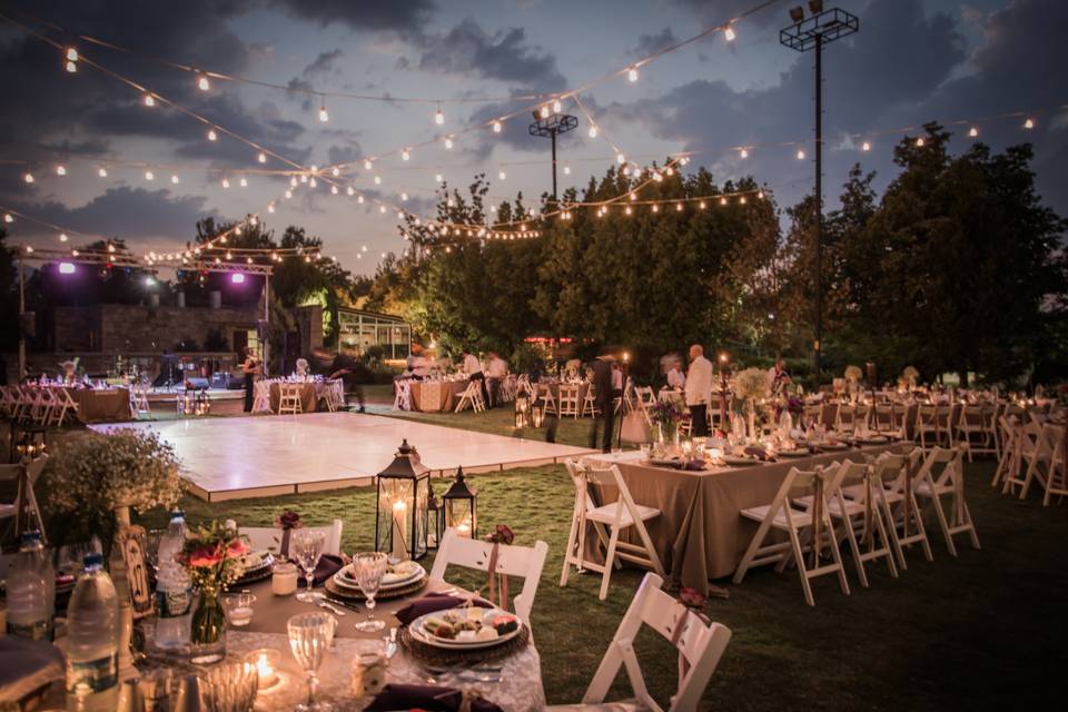 Outdoor wedding