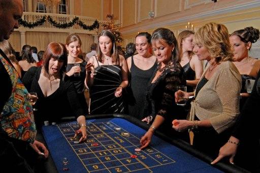 Guests enjoying Roulette