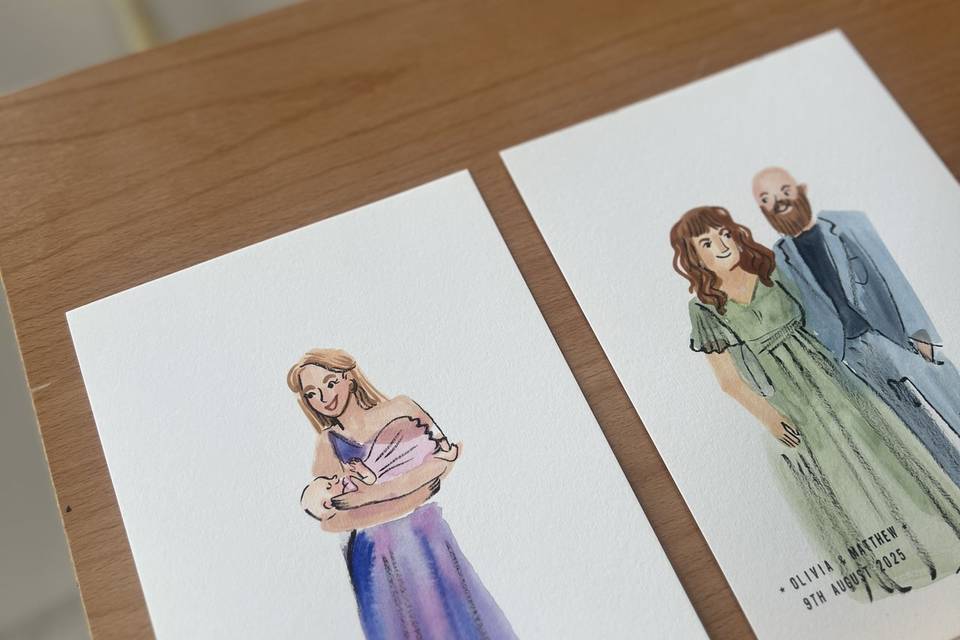 Illustrated portraits