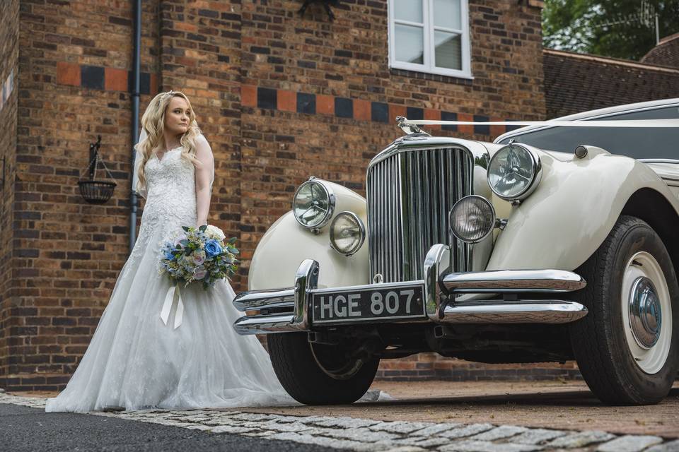 Powerful bridal portrait