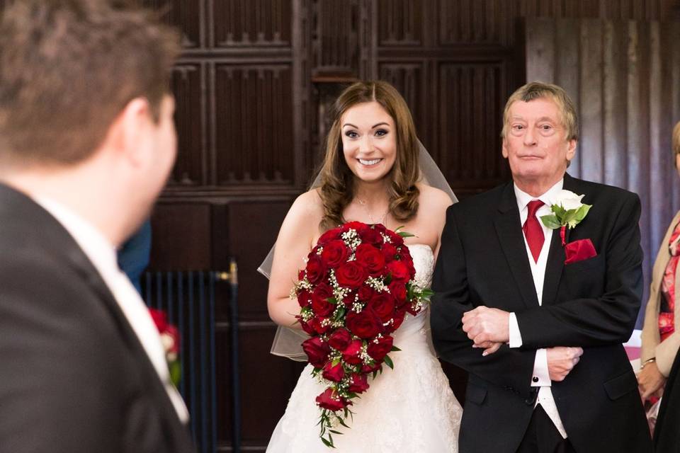Bride and her proud father - Rapid Image UK