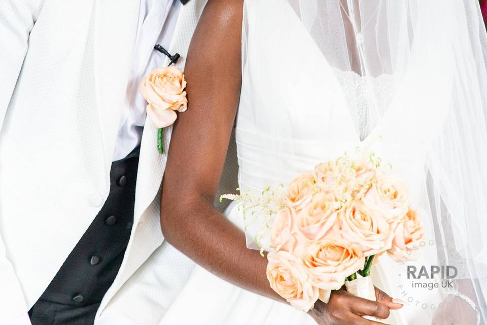 Portrait of the bride and groom - Rapid Image UK