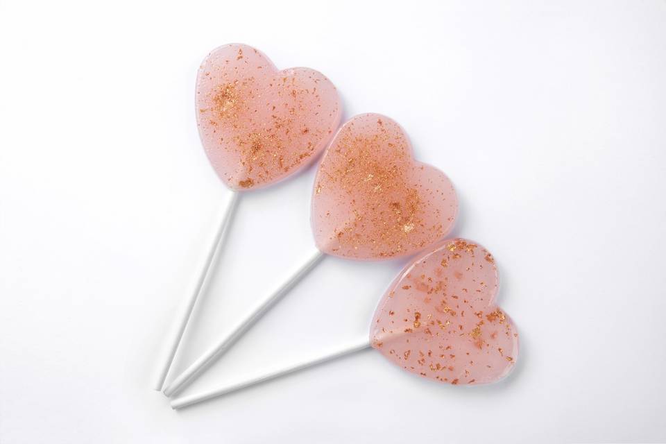 Sparkling Love Heart Lollipop Bundles