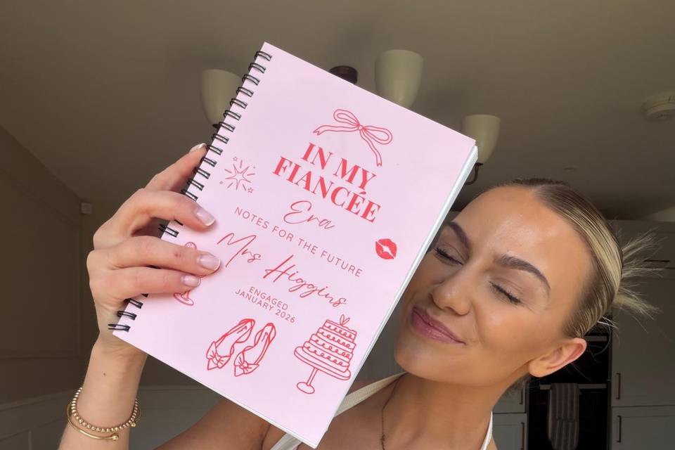 Bridal planning notebooks