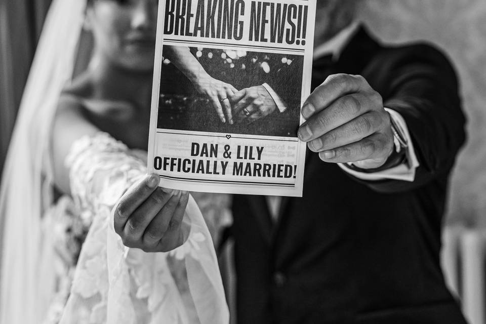 Wedding Newspapers