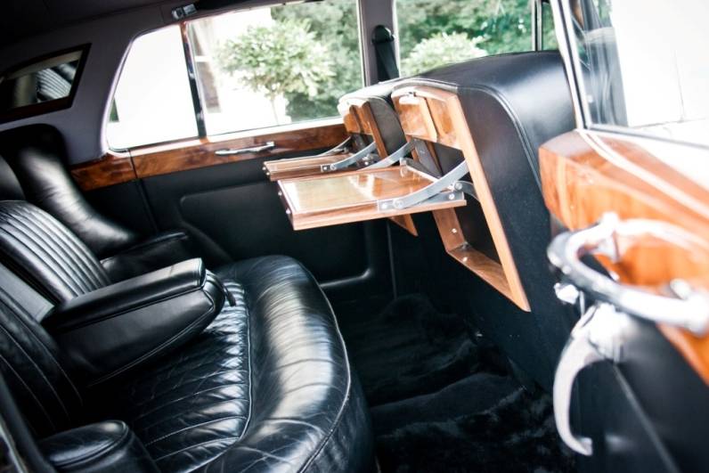 Rear compartment of the Rolls-Royce