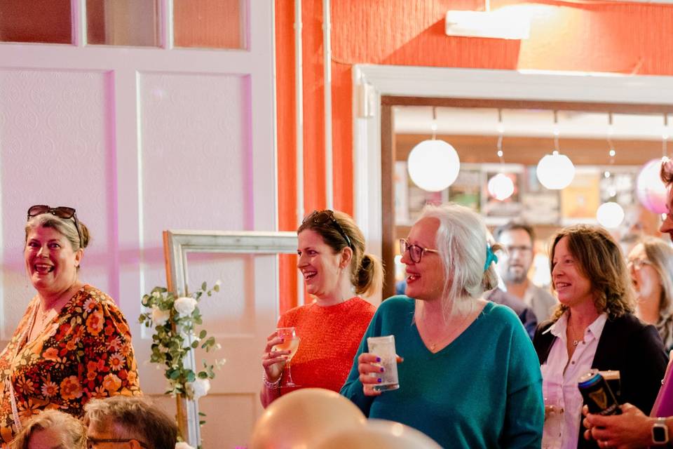Happy & relaxed receptions