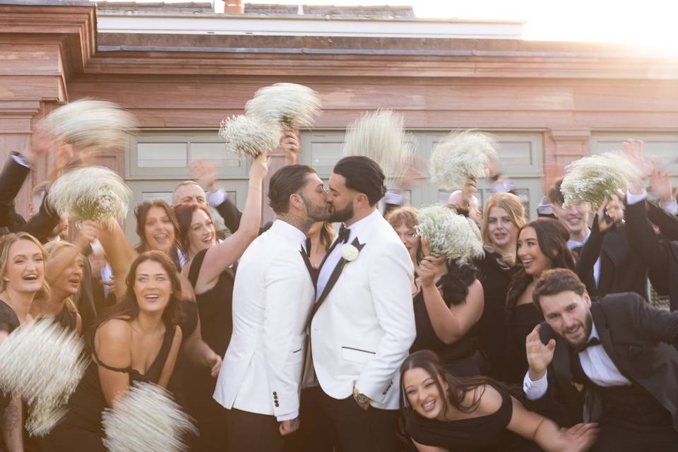 A bit of Wedding party fun
