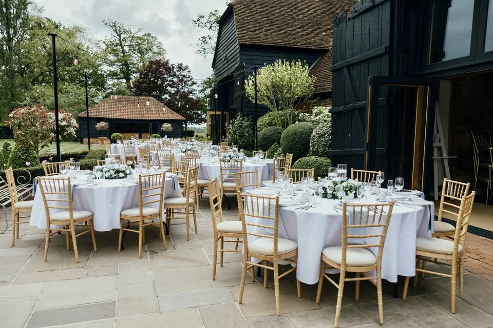 Outside dining