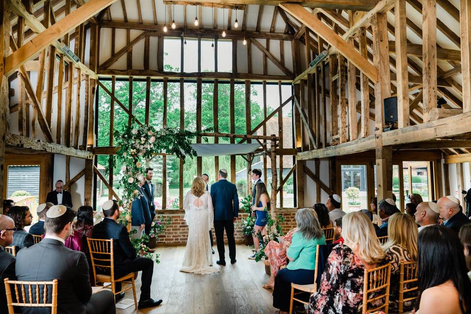 Jewish wedding ceremony