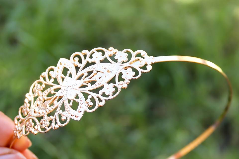 PHOEBE VINTAGE METAL HEADBAND