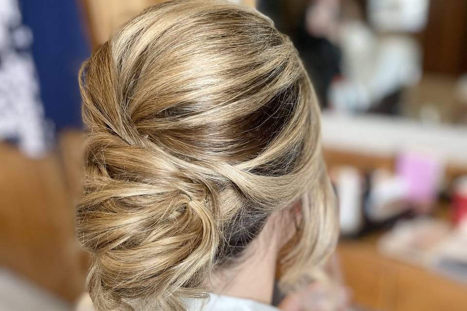 Classic take on a chignon