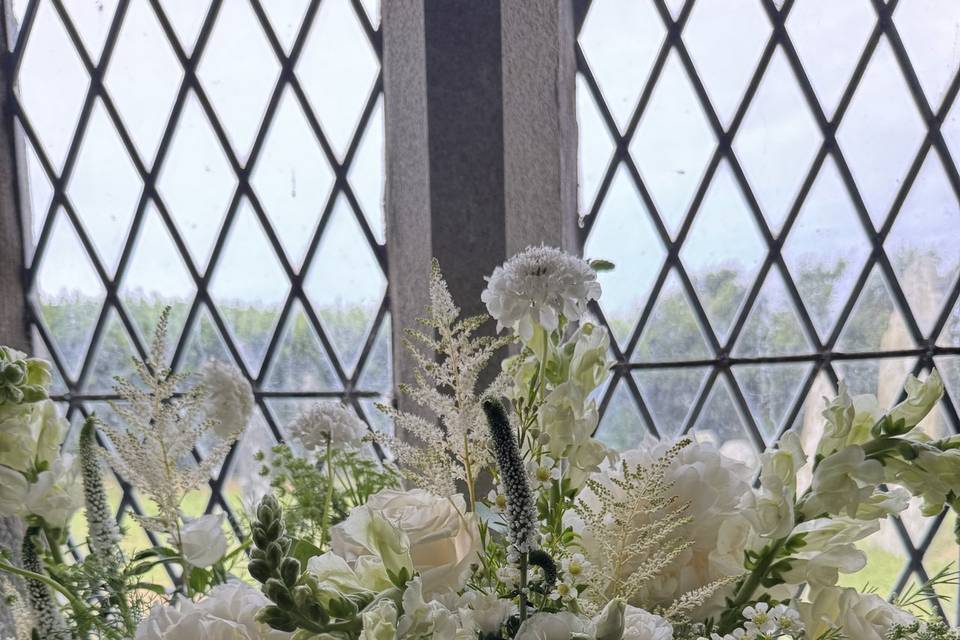 White Church Flowers