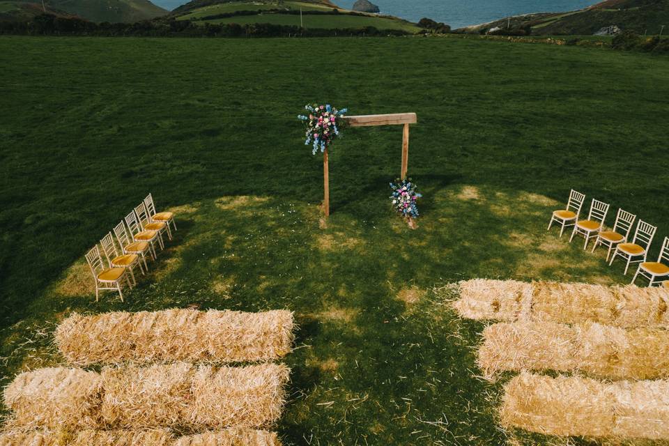 Flower Arch Countryside