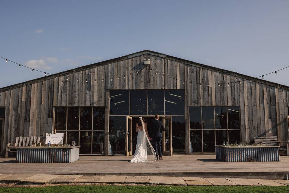 Grange Barn at Night