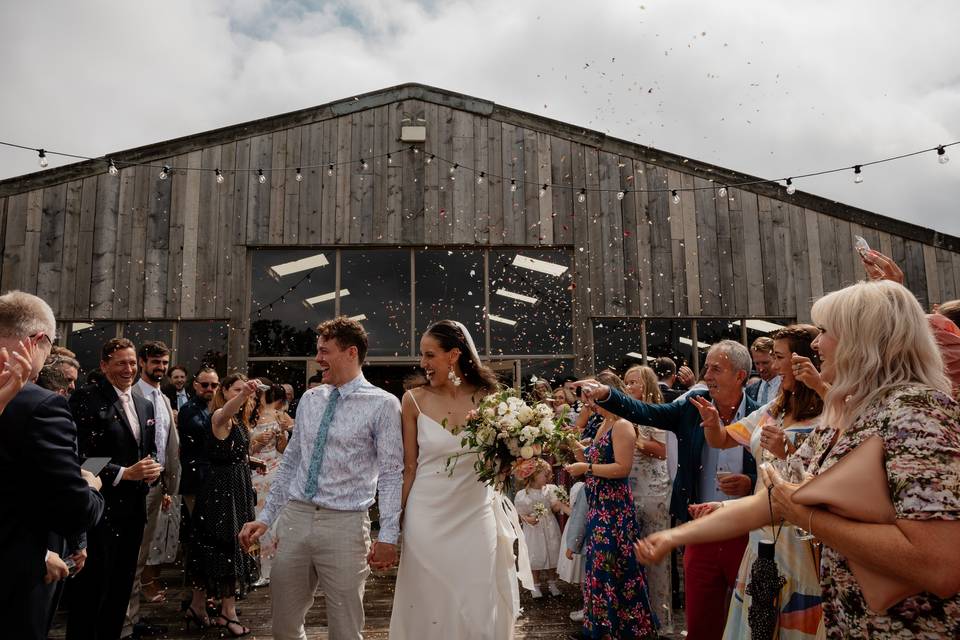 Confetti on the decking