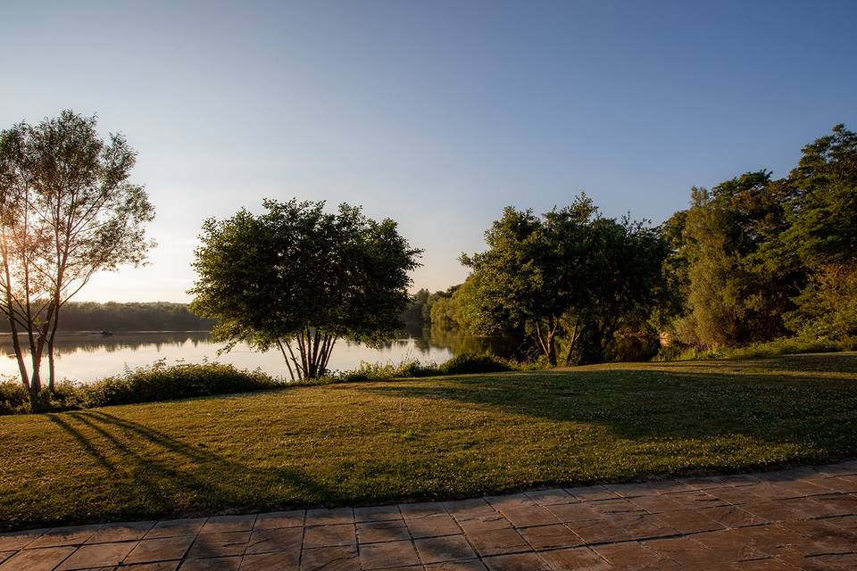 Lake views at sunset