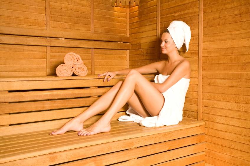 Lady at the Sauna