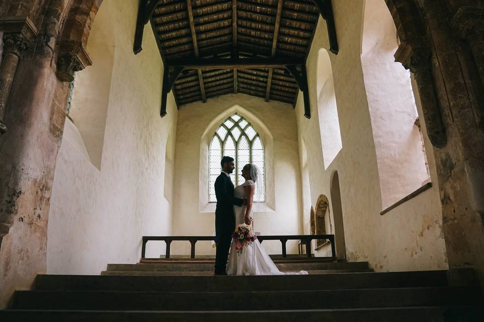 The happy couple - The Cotswold Photography Company