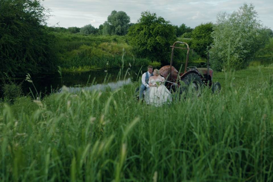 Chloe and Adam at Sissons Barn