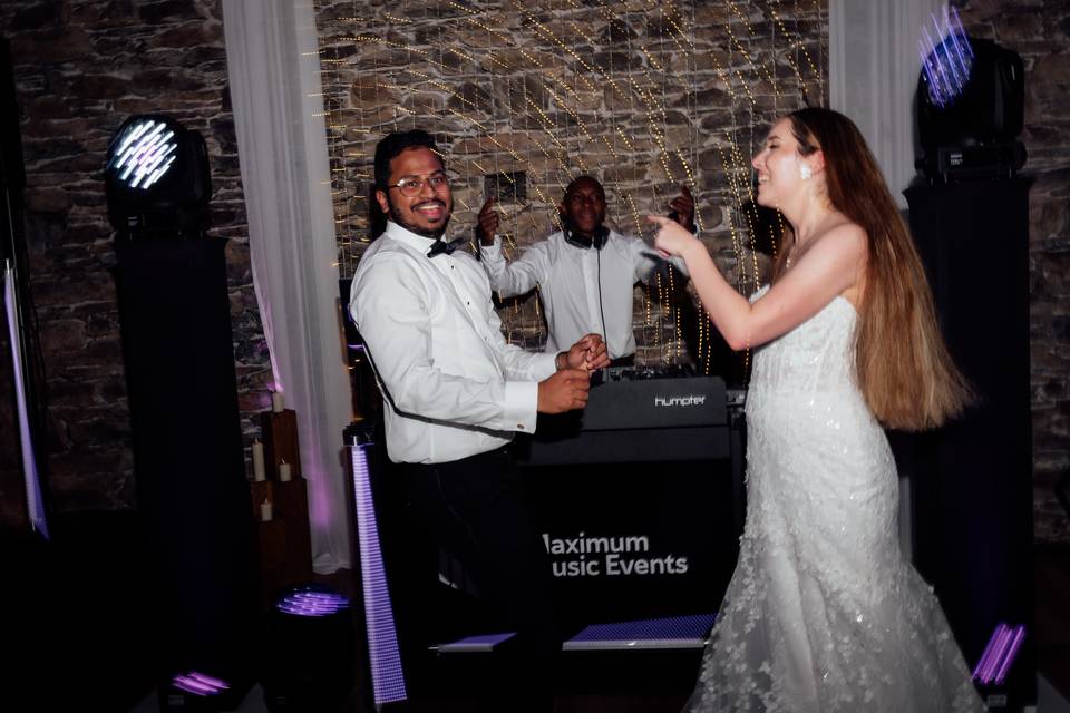 Bride, Groom & DJ