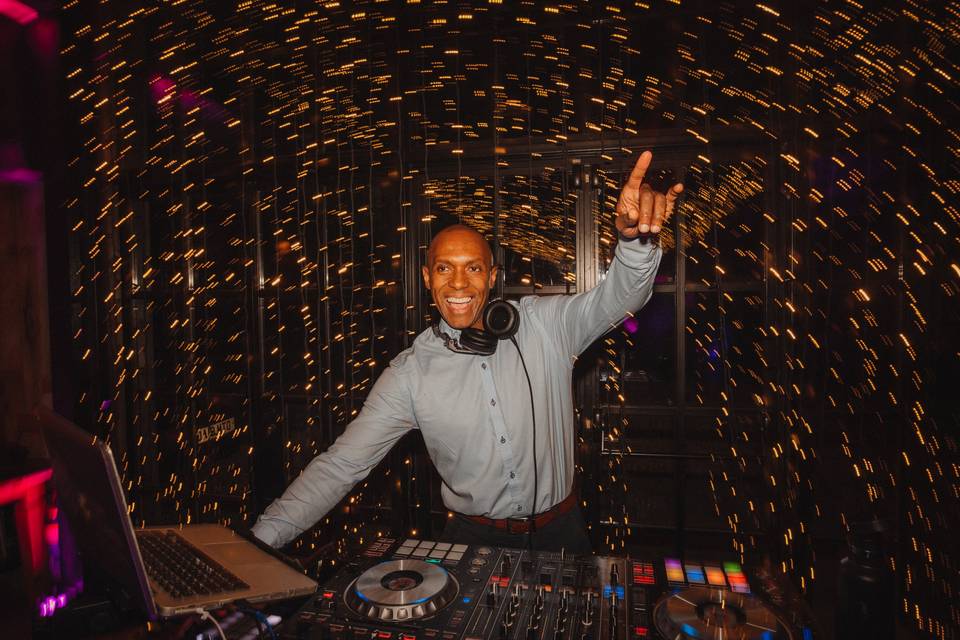 DJ in his zone