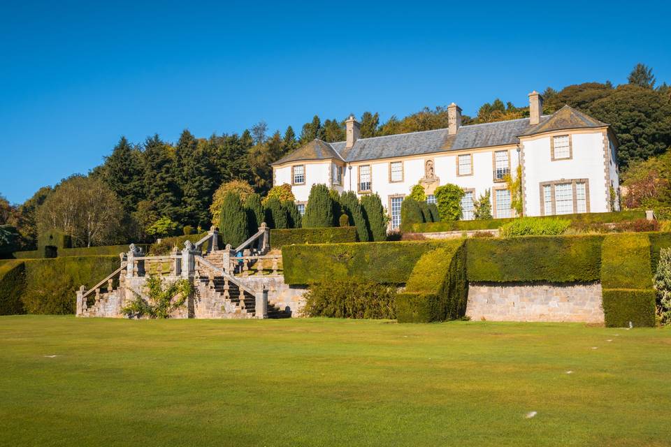 Main lawn