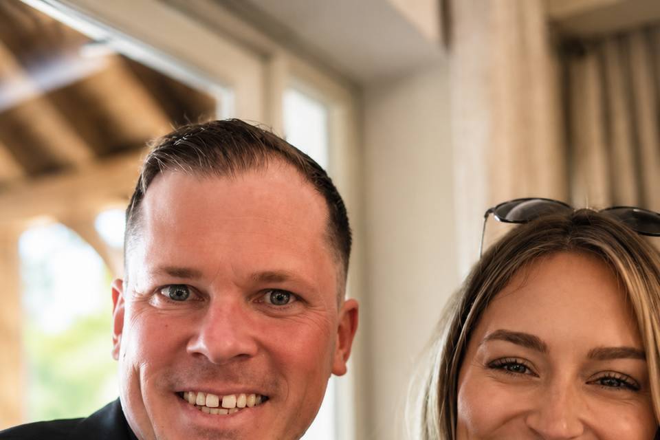 With singer Olivia Deane