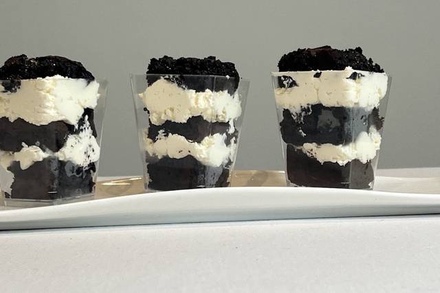 Chocolate Brownie Dessert Pots