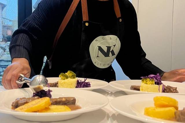 Chef Gladys Preparing Beautifu