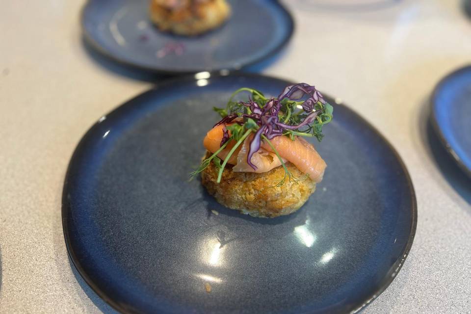 Plantain & Smoked salmon