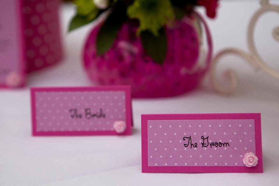 50's Style Place cards