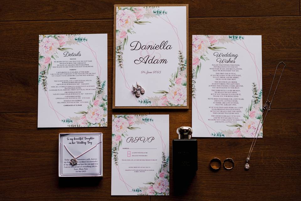 Floral Invitations